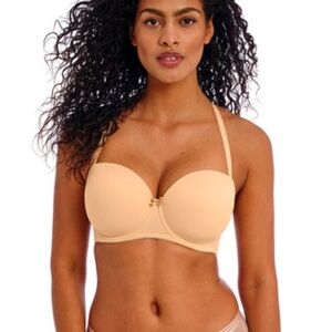 Freya NWT Deco Molded Strapless Bra in Nude- Size 30I